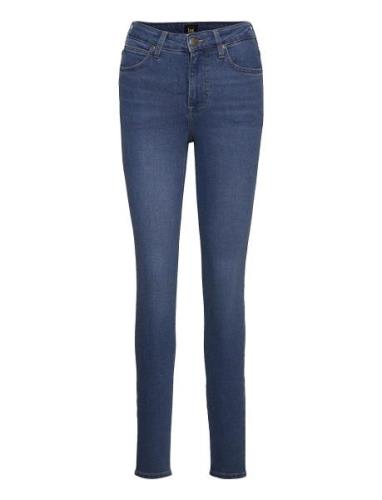 Scarlett High Bottoms Jeans Skinny Blue Lee Jeans