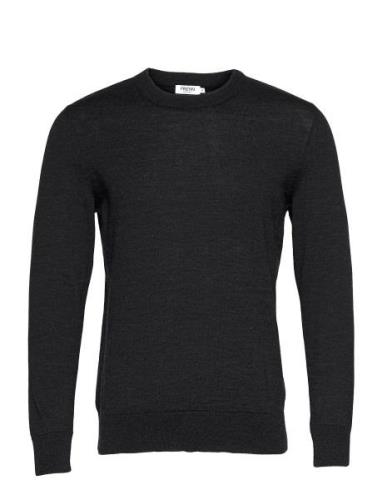 Daniel Merino Wool Pullover Tops Knitwear Round Necks Grey FRENN