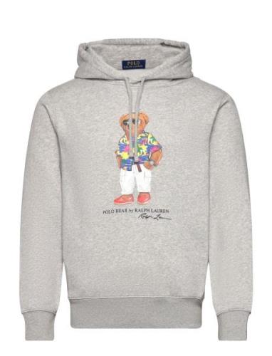 Polo Bear Fleece Hoodie Tops Sweat-shirts & Hoodies Hoodies Grey Polo ...