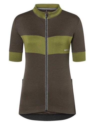 W Grava Jersey Sport T-shirts & Tops Short-sleeved Brown Super.natural