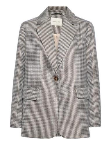 Vera Single Breasted Blazer Blazers Single Breasted Blazers Multi/patt...