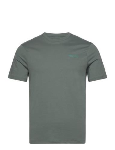 T-Shirt Tops T-shirts Short-sleeved Green Armani Exchange