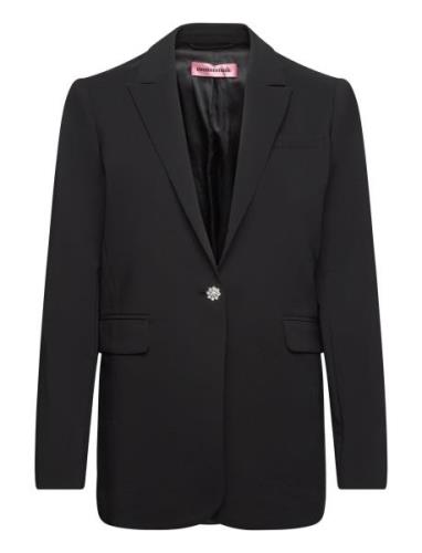 Fanilou Blazers Single Breasted Blazers Black Custommade