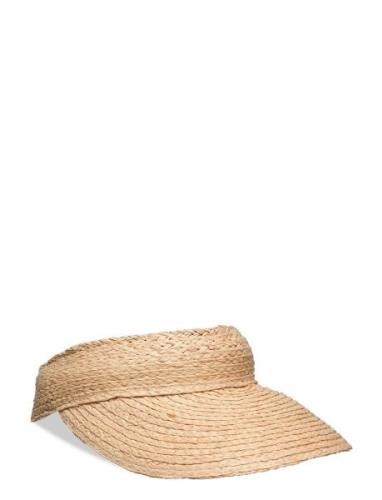 Shadylady Raffia Visor Accessories Headwear Caps Beige Seafolly