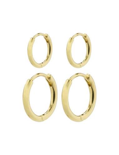 Ariella Recycled Hoop Earrings 2-In-1 Set Accessories Jewellery Earrin...