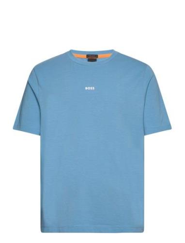 Tchup Tops T-shirts Short-sleeved Blue BOSS