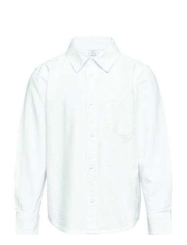 Shirt Oxford Tops Shirts Long-sleeved Shirts White Lindex