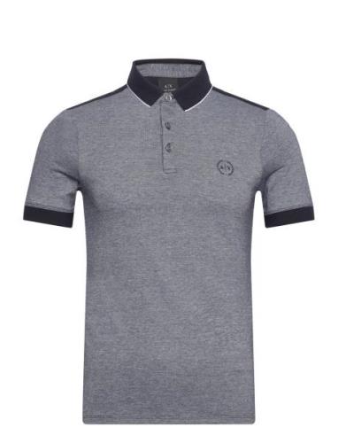 Polo Tops Polos Short-sleeved Navy Armani Exchange