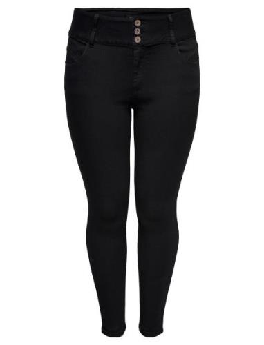 Caranna Life Hw Sk Ank Jeans Black Noos Bottoms Jeans Skinny Black ONL...