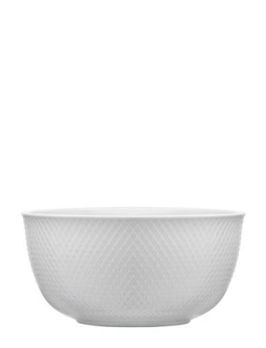 Rhombe Serving Bowl Ø22 Cm White Home Tableware Bowls & Serving Dishes...