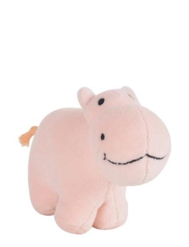 Organic Cotton Hippo Toys Soft Toys Stuffed Animals Pink Tikiri