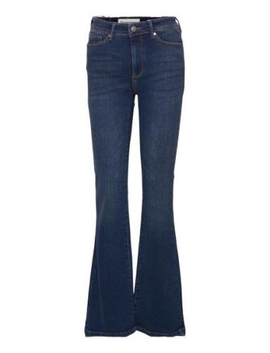 Trw-Albert Flare Wash Prato Bottoms Jeans Flares Blue Tomorrow