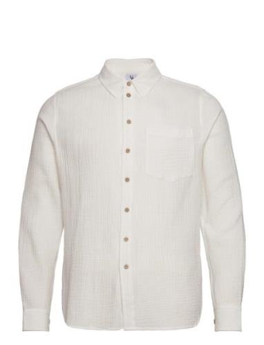 Clive Shirt Tops Shirts Casual White Urban Pi Ers