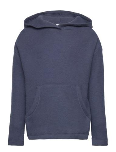 Woolly Fleece Hoodie Tops Sweat-shirts & Hoodies Hoodies Blue Müsli By...