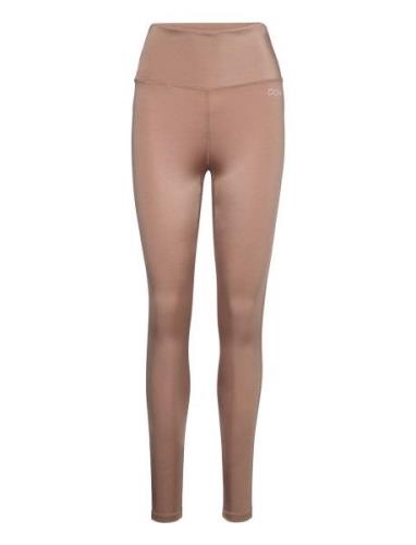 Eden Sport Running-training Tights Beige Drop Of Mindfulness