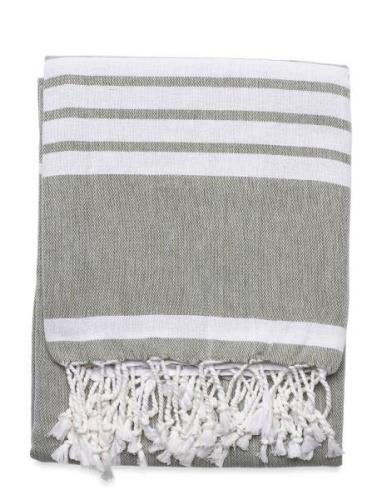 Ella Hamam Home Textiles Cushions & Blankets Blankets & Throws Green S...