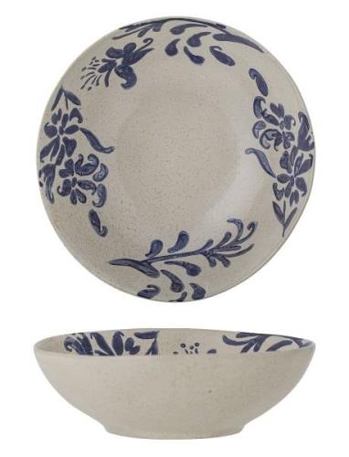 Petunia Skål, Stentøj Home Tableware Bowls Breakfast Bowls Blue Bloomi...