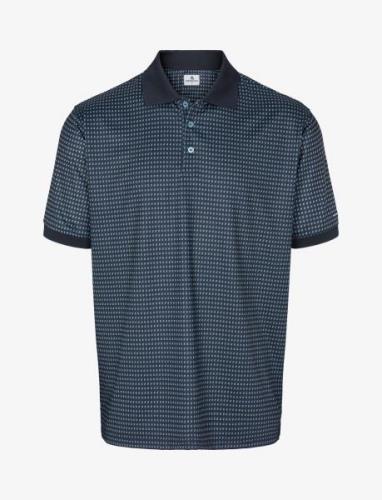 Falcon Golf Polo Tops Polos Short-sleeved Navy Lexton Links