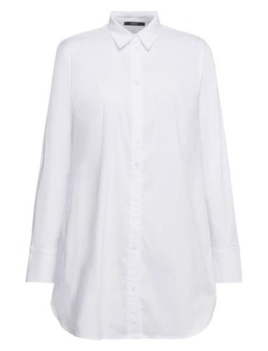 Shirt Blouse Tops Shirts Long-sleeved White Esprit Collection