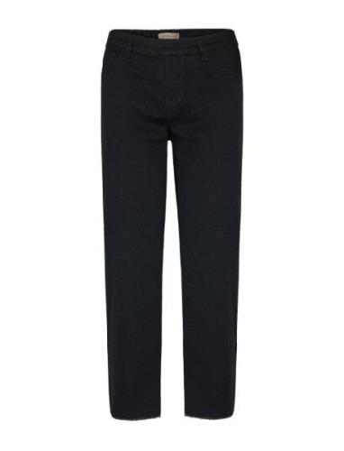 Sc-Nadira Bottoms Trousers Straight Leg Black Soyaconcept