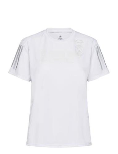 Mftp Tee W Sport T-shirts & Tops Short-sleeved White Adidas Performanc...