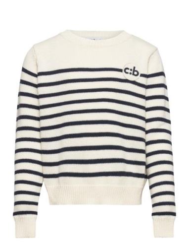 Cbsally Ls Pullover Tops Knitwear Pullovers Multi/patterned Costbart