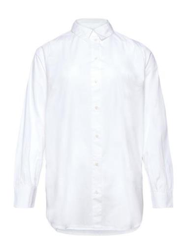 Carnora New L/S Shirt Wvn Tops Shirts Long-sleeved White ONLY Carmakom...