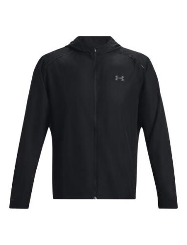 Ua Storm Run Hooded Jacket Sport Sport Jackets Black Under Armour