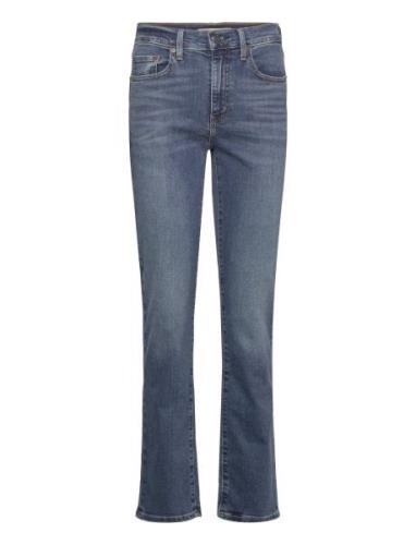 724 High Rise Straight Blue Wa Bottoms Jeans Straight-regular Blue LEV...