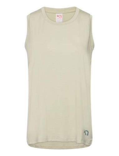 Ruth Tanktop Sport T-shirts & Tops Sleeveless Cream Kari Traa