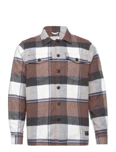 Clipper Big Check Overshirt Tops Overshirts Multi/patterned Gabba