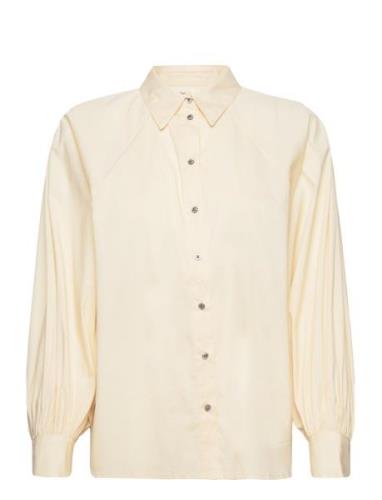 Dilliamiw Shirt Tops Shirts Long-sleeved Beige InWear