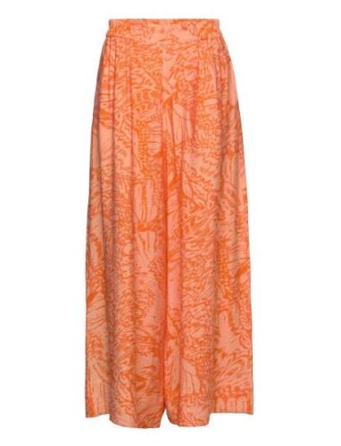 Dritaiw Pant Bottoms Trousers Wide Leg Orange InWear