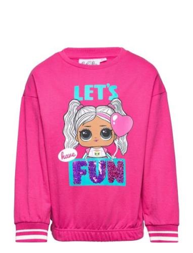 Sweat Tops Sweat-shirts & Hoodies Sweat-shirts Pink L.O.L