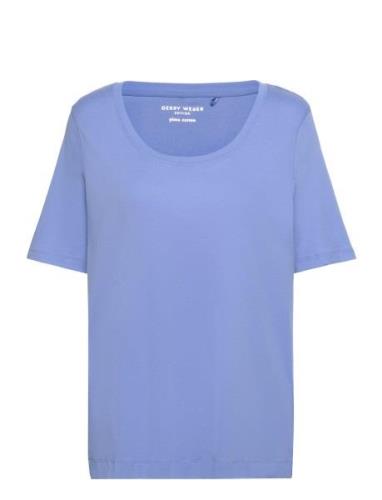 T-Shirt 1/2 Sleeve Tops T-shirts & Tops Short-sleeved Blue Gerry Weber...