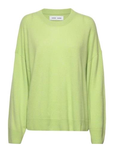 Nola Crew Neck 6304 Tops Knitwear Jumpers Green Samsøe Samsøe