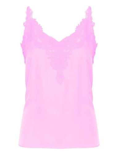 Cranna Top Tops T-shirts & Tops Sleeveless Pink Cream