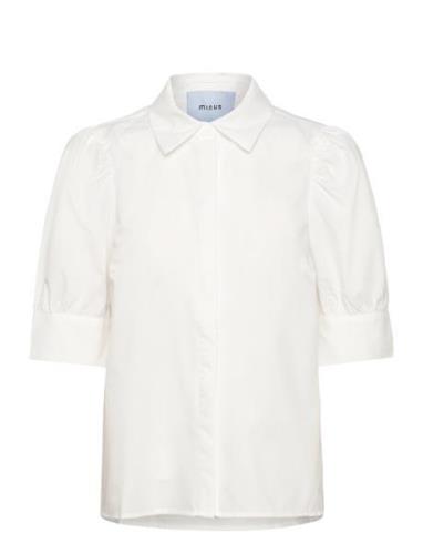 Molia Skjorte Tops Shirts Short-sleeved White Minus