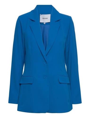 Veila Blazer Blazers Single Breasted Blazers Blue Minus