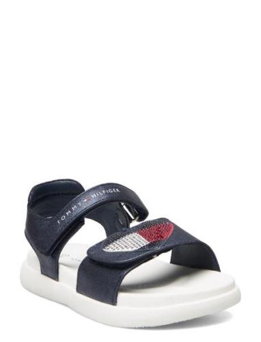 T1A2-32752-1367800- Shoes Summer Shoes Sandals Blue Tommy Hilfiger