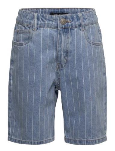 Nlmpinizza Dnm Dad Shorts Bottoms Shorts Blue LMTD