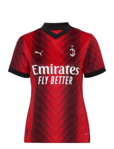 Ac Milan Home Jersey Replica W Tops T-shirts & Tops Short-sleeved Red ...