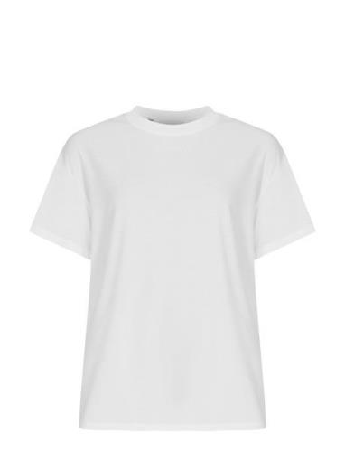 Clara Base Tee Sport T-shirts & Tops Short-sleeved White Röhnisch