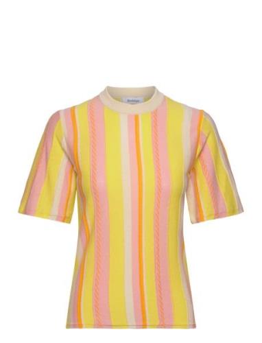 Rodebjer Modulo Stripe Tops Knitwear Jumpers Yellow RODEBJER