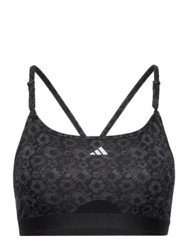 Aerct Ls Aop Sport Bras & Tops Sports Bras - All Black Adidas Performa...