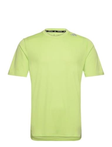 D4T Hr Hiit Tee Sport T-shirts Short-sleeved Green Adidas Performance