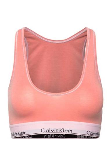 Unlined Bralette Lingerie Bras & Tops Soft Bras Bralette Pink Calvin K...