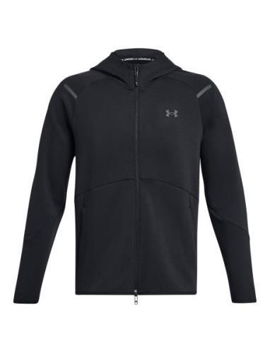 Ua Unstoppable Flc Fz Sport Sweat-shirts & Hoodies Hoodies Black Under...