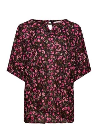 Kcmarca Ami Blouse Tops Blouses Short-sleeved Pink Kaffe Curve