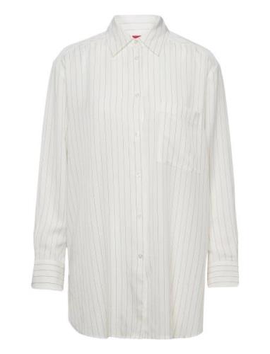 Elodina Tops Shirts Long-sleeved White HUGO